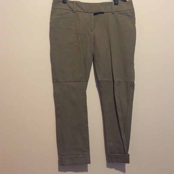 Cropped/ankle Tan Pant
