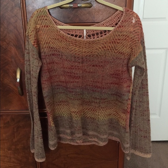 Free People multicolored sweater.