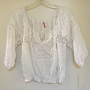 LAST CHANCE!!! Cropped peasant top