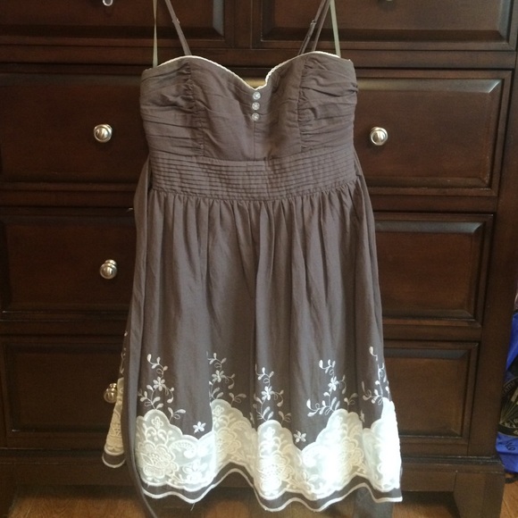 Dove grey tea dress