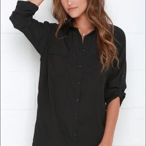Black Shirt Dress