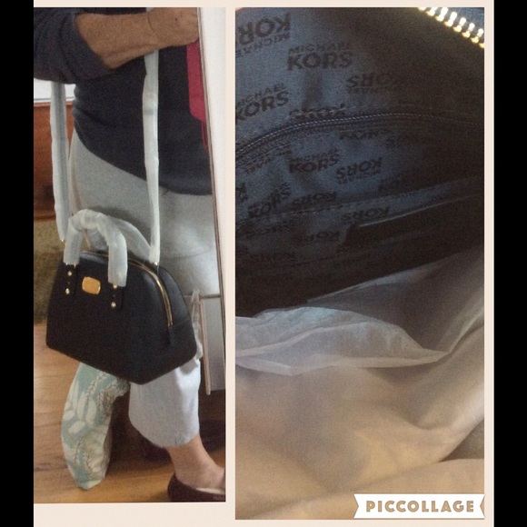 NWT 🔶 Michael Kors Saffiano Small Satchel - Picture 3 of 4