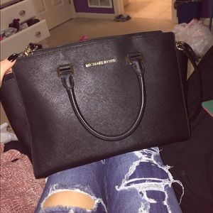 large black Selma Michael kors bag