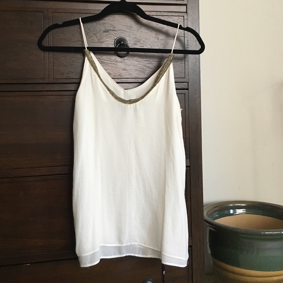 Embroidered Zara tank - great fit!