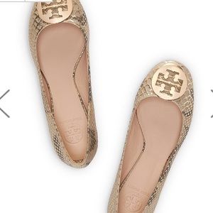 Authentic Tory Burch Reva Ballet Spotted Flat