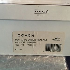 *SOLD🎉Coach tennis shoes