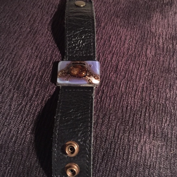 Leather bracelet