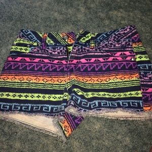 Justice Jean shorts colourful