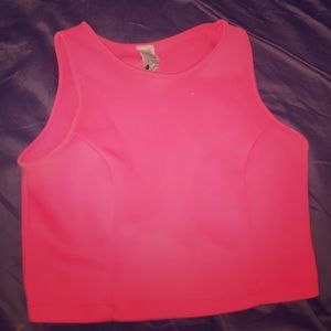 Pink crop top