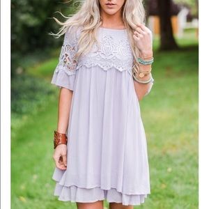 Small Lavender Boho Dress by 3 Birds Nest