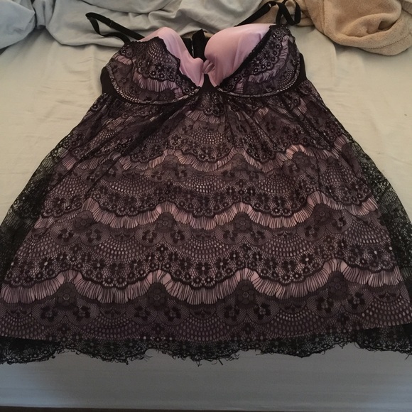 Cacique Eyelash Lace Babydoll 22/24