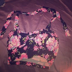 Flower crop top