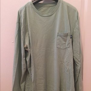 Mint green long sleeved tee
