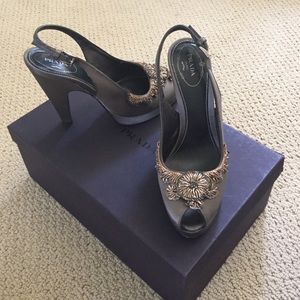 Prada platform heels