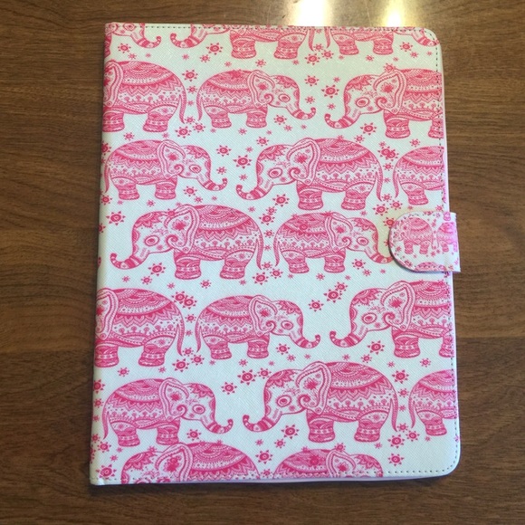 iPad 2 (older version) pink elephant case