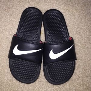 nike slides. women's size 6