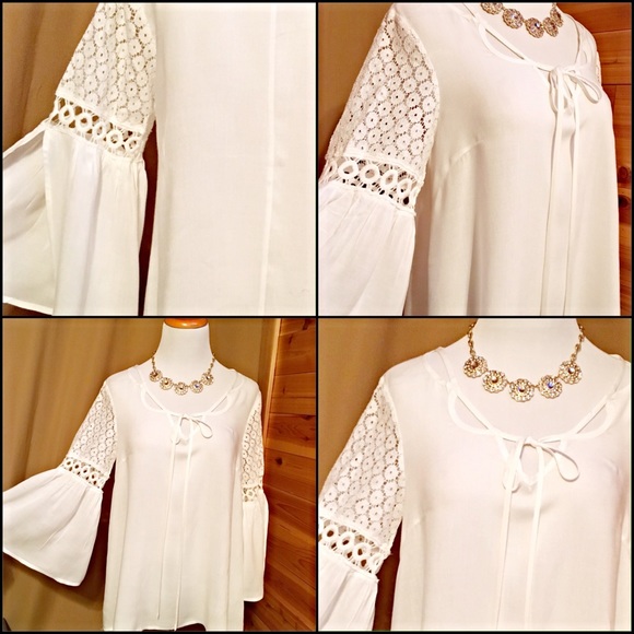 Crochet Sleeve Top - Picture 4 of 4