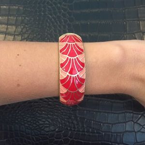 Red/orange gold cuff