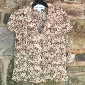 Rena Rowan Floral Print Blouse