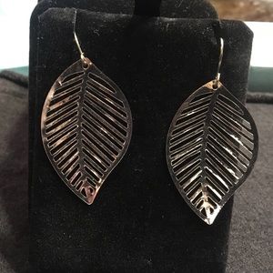Silver toned earrings