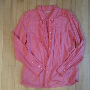 Gap Red Cotton Button Down