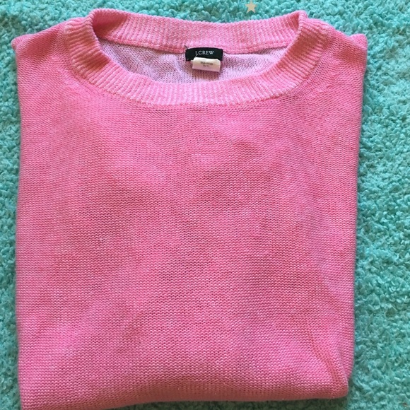 J. Crew pink long sleeve sweater