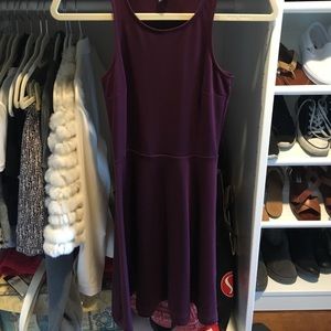 This is a plum colored dress