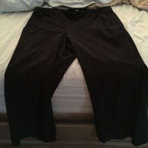 Lane Bryant Ponte Bootcut Black Pants