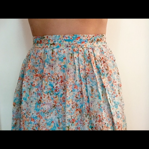 Floral Jcrew Skirt - Picture 1 of 2