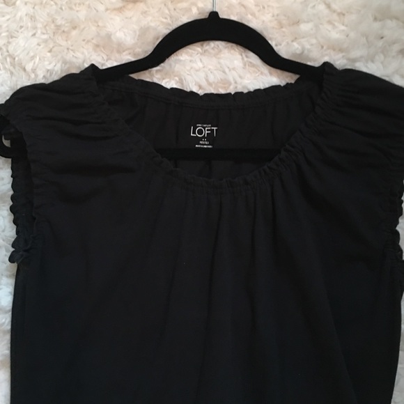 DONATED Black Loft top - Picture 2 of 2