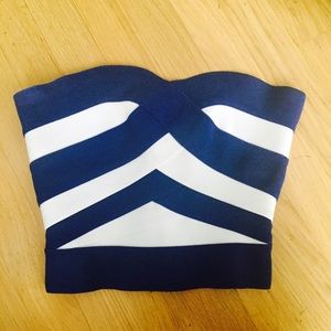 Pleasure Doing Business ▪️ strapless bodycon top