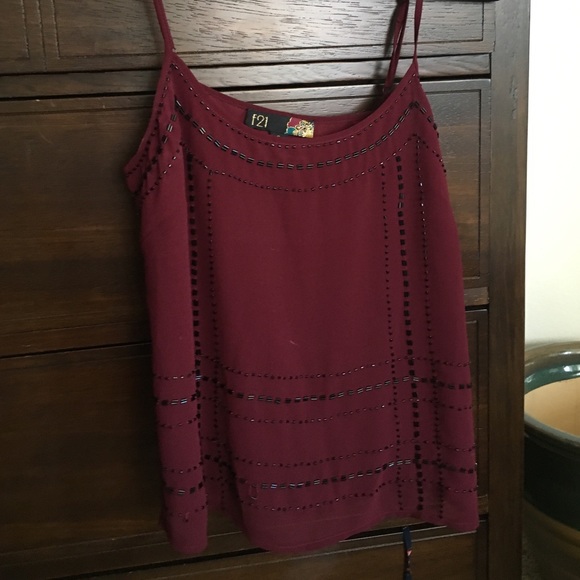 Embroidered tank