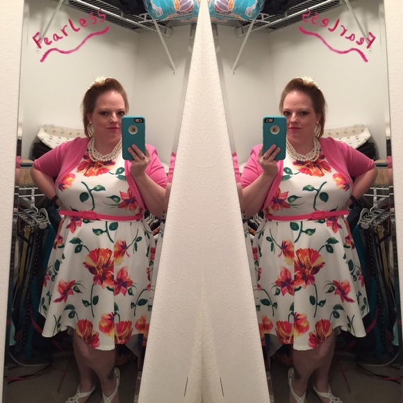 Limited by Yours Clothing Floral Skater Dress