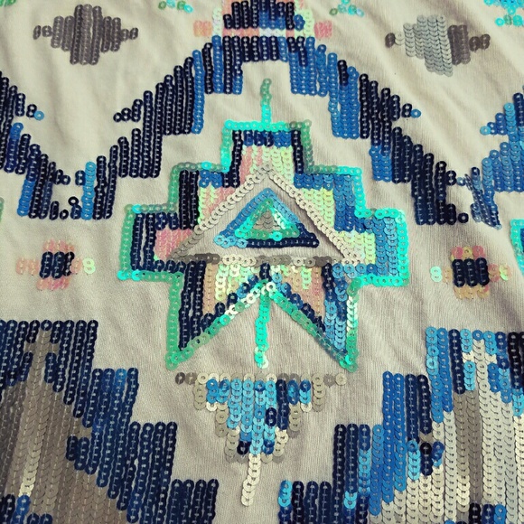 NWOT Express aztec sequin skirt! - Picture 3 of 4