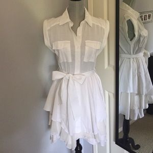 Alice & Olivia white dress