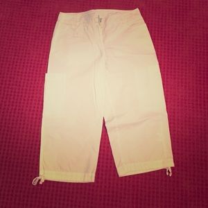 Eileen Fisher white capris