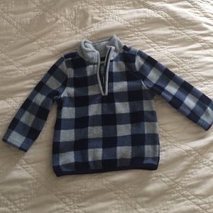 Boys 18-24 mo Quarter Zip Fleece
