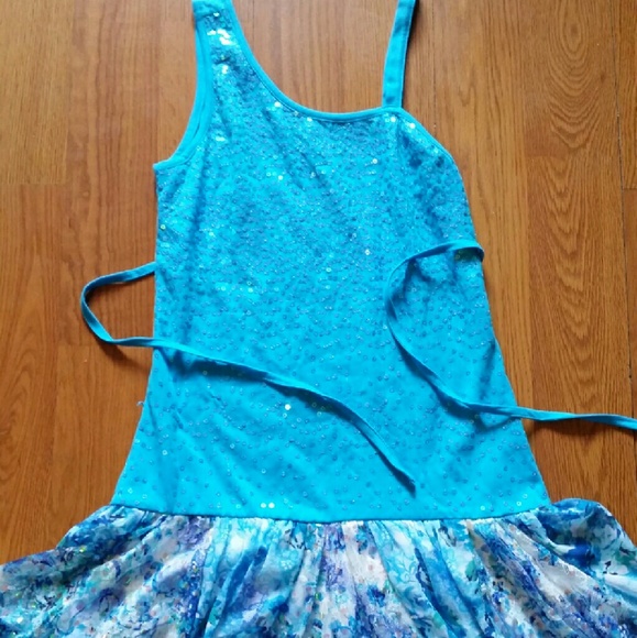 Justice summer dress sz 14 girls