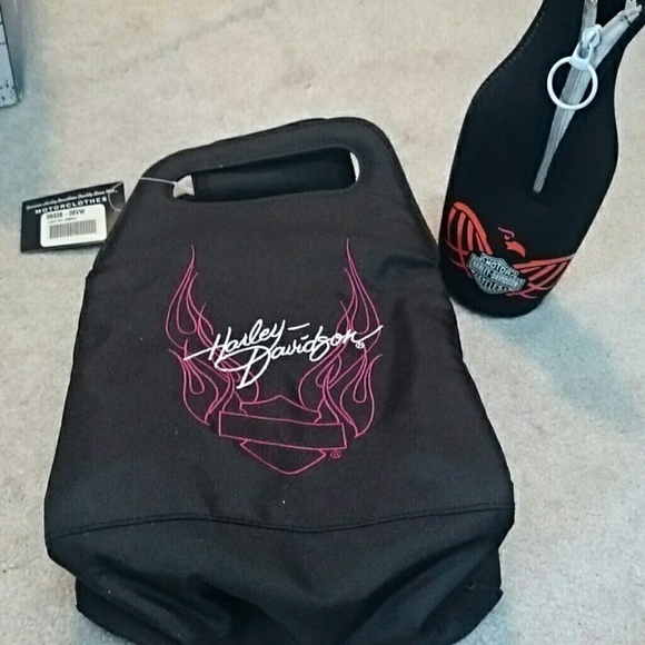 Harley Davidson lunch bag NWT plus free coozie
