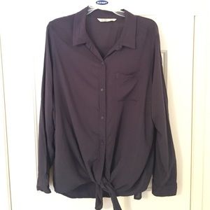 Old navy long sleeve blouse size XL