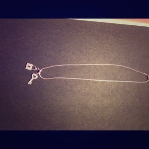 2/$15 ** NEW key & lock pendents necklace
