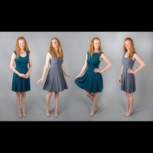 Betabrand Teal 360 Reversible Dress. Size S