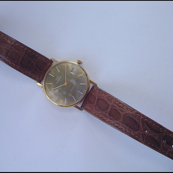Handsome Vintage 90s Glycine Mens Dress Watch - Picture 3 of 4