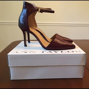 Ann Taylor Katia Ankle Strap Heels