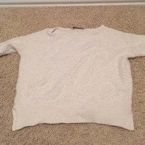Fuzzy Cream colored sweater