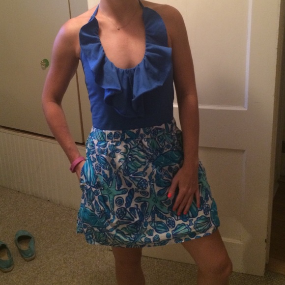 Lilly Pulitzer Seashell Halter Dress