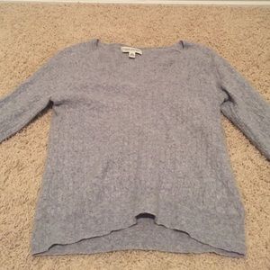 Banana Republic Grey Fuzzy Sweater