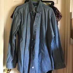 Ralph Lauren denim button up shirt