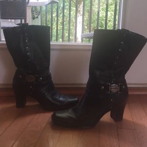 Black Harley Davidson boots