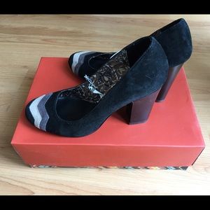 Missoni for Target suede heels